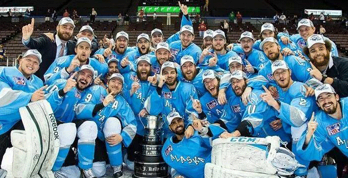 Alaska Aces championship celebration